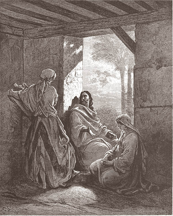 GESU DA MARTA E MARIA LUCA 10,41